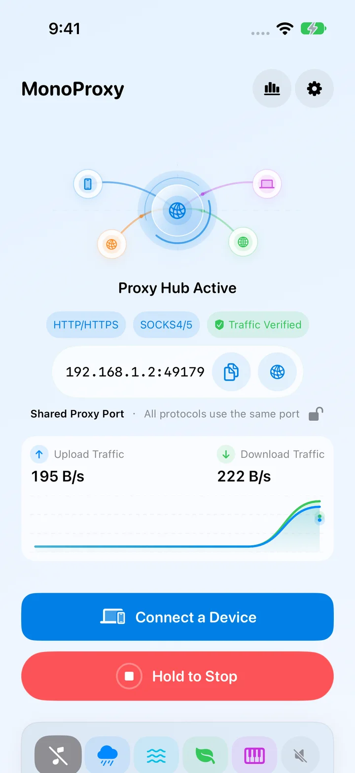 MonoProxy new iOS proxy workspace preview
